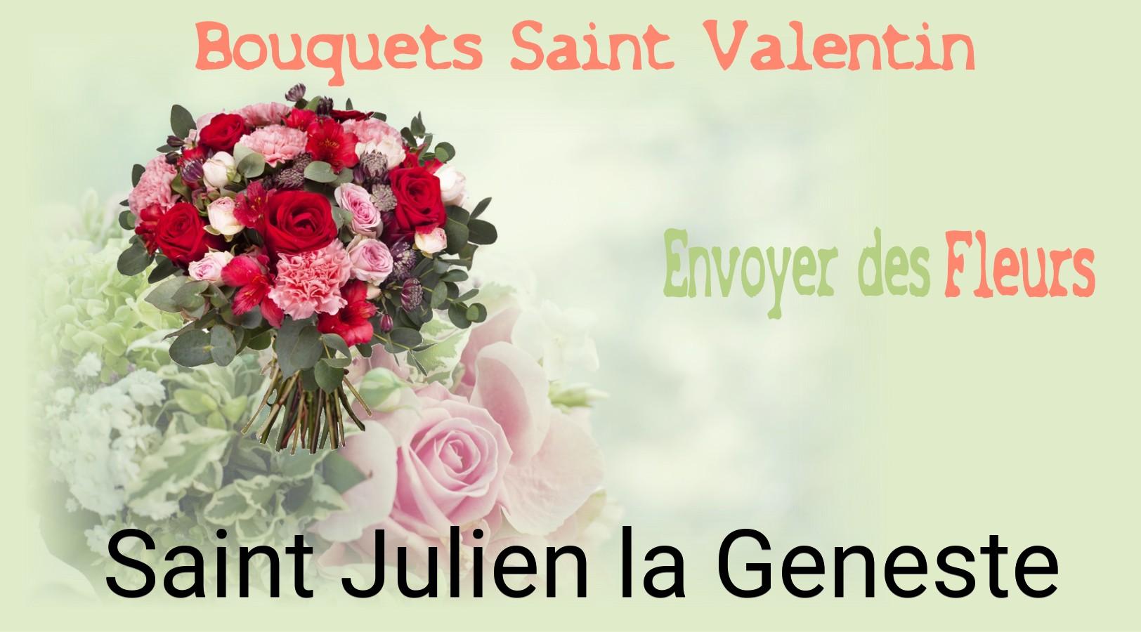 Roses de Saint-Valentin livrées à Saint-Julien-la-Geneste
